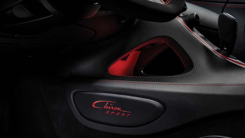 Illustration for article titled The Bugatti Chiron Sport Saves Weight With Carbon Fiber Windshield Wiper Arms